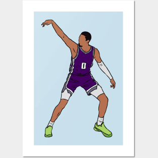 Tyrese Haliburton "Hold It" Posters and Art